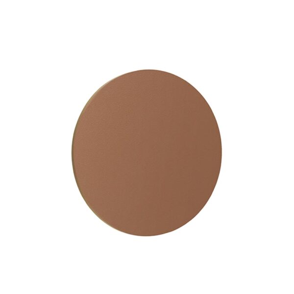 ACA Decor Απλίκα LED Eclipse Φ14cm 5W 400Lm MDF Καμηλό Δέρμα - 3000K Θερμό Λευκό