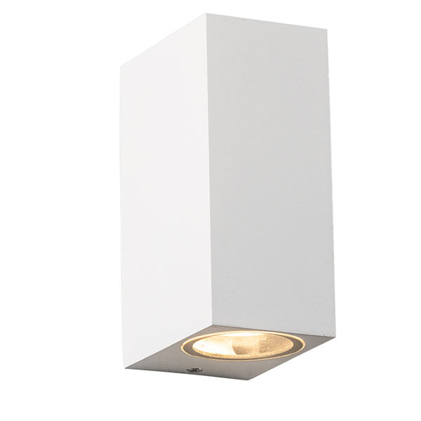 Aca Light Απλίκα VITA GL Up Down Αλουμινίου 2xGU10 230V Λευκό ΙP65