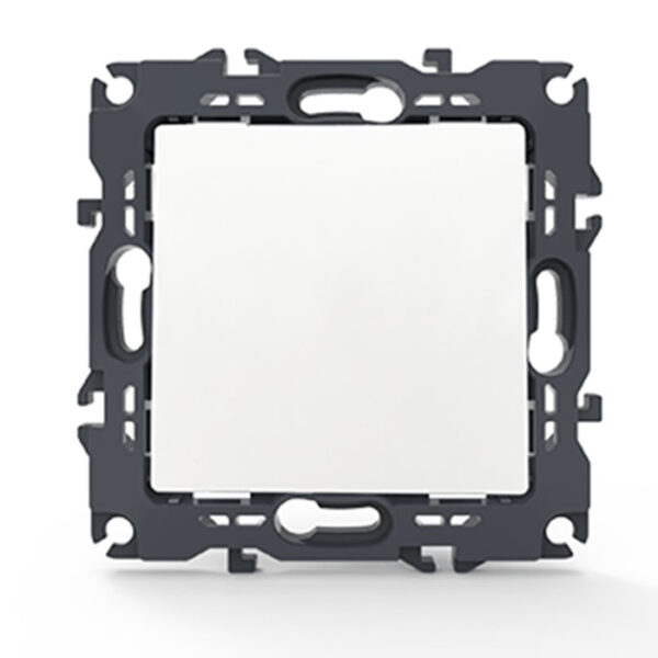 Acaelec Prime Μηχανισμός Μπουτόν Απλό 10A Λευκός