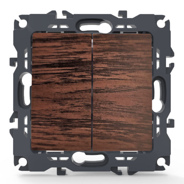 Acaelec Prime Μηχανισμός Διακόπτη K/R 10AX Απόχρωση Ξύλου