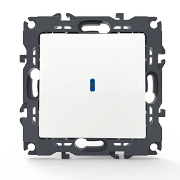 Acaelec Prime Μηχανισμός Διακόπτη A/R με Λυχνία LED Προσ/μου 10AX Λευκός