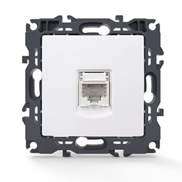 Acaelec Prime Μηχανισμός Πρίζα Τηλεφώνου RJ11 Λευκή