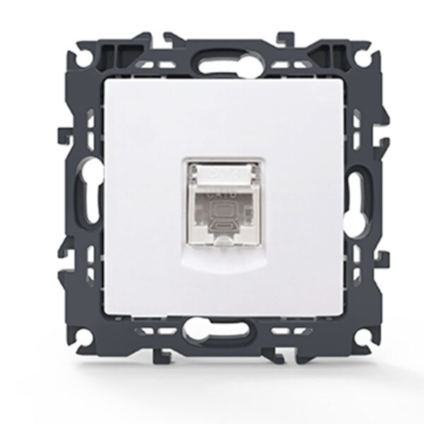 Acaelec Prime Μηχανισμός Πρίζα Δικτύου RJ45 (CAT6) Λευκή
