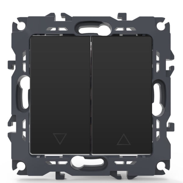 Acaelec Prime Μηχανισμός Διακόπτη Ρολών 10AX Ανθρακί Ματ