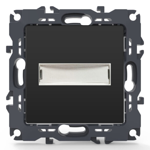 Acaelec Prime Μηχανισμός Κουδούνι με Επιγραφή και Λυχνία LED (12Vac) 10A Ανθρακί Ματ