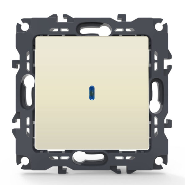 Acaelec Prime Μηχανισμός Διακόπτη A/R με Λυχνία LED Προσ/μου 10AX Ιβουάρ