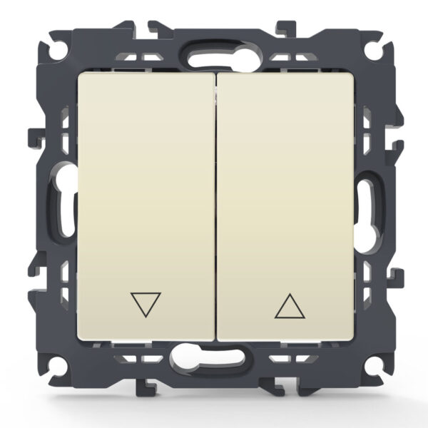 Acaelec Prime Μηχανισμός Μπουτόν Ρολών 10A Ιβουάρ