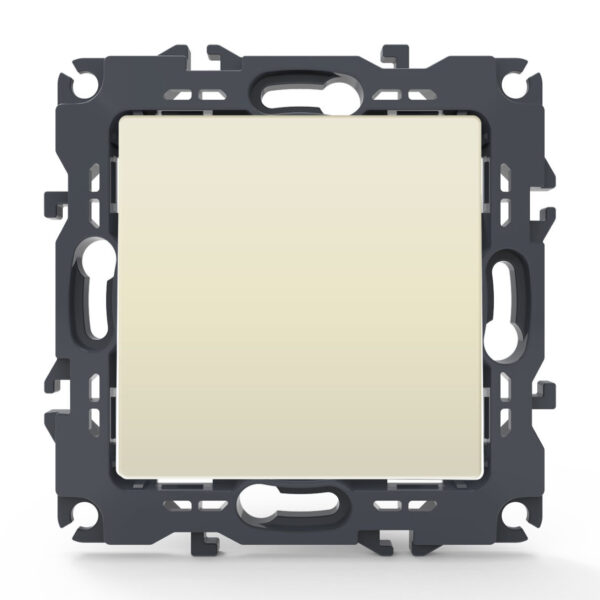 Acaelec Prime Μηχανισμός Μπουτόν Απλό 10A Ιβουάρ