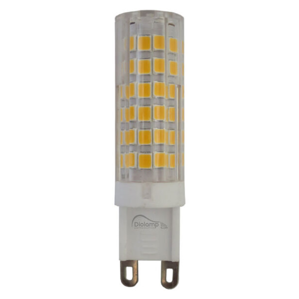 Diolamp Λάμπα LED G9 7W 650Lm 230V Κεραμική Dimmable - 6000Κ Ψυχρό λευκό