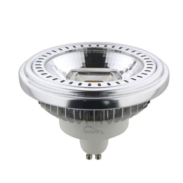 Diolamp Λάμπα LED COB AR111 GU10 15W 920Lm 20° 230V Dimmable - 4000K Φυσικό Λευκό