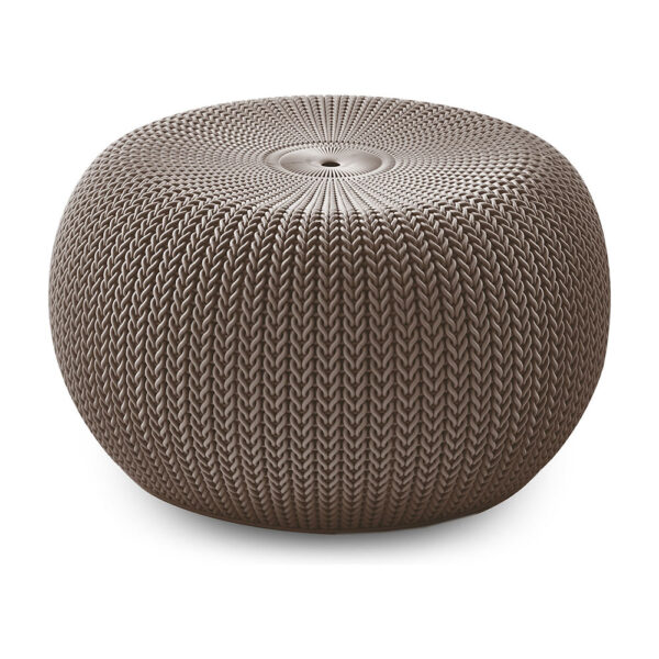 Keter Κάθισμα Εξωτερικού Χώρου Knit Rattan Καφέ 57x31,4cm