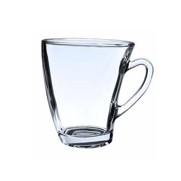 Home Style Γυάλινη Διάφανη Λοξή Κούπα 170ml
