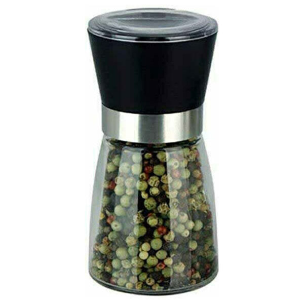 Home Style Μύλος Γυάλινος με Μαύρο Καπάκι 160ml - 130mm