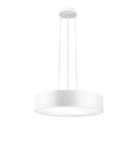 Κρεμαστό φωτιστικό Nova Luce Finezza λευκό 3xE27 Φ50