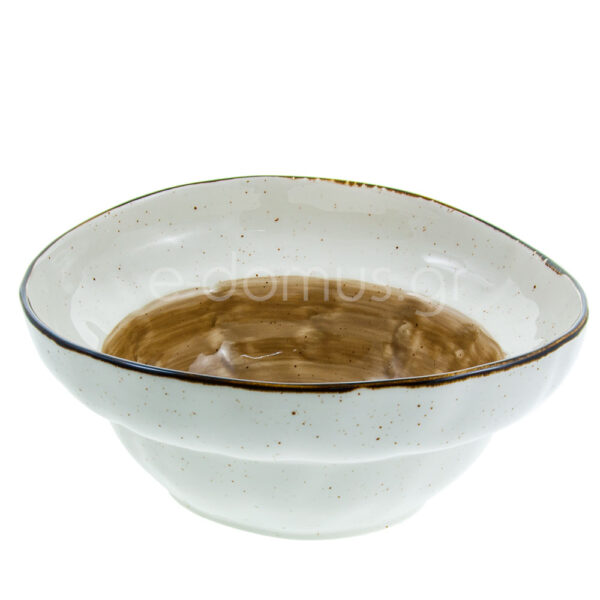HFA Σαλατιέρα Στρογγυλή Country Φ20 Brown (New Bone China) (20,7 X 20,7 X 8,1)