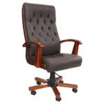 dieuthintiki-karekla-grafeiou-kapitone-kafe-daa028brown