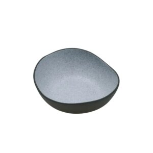 HFA Πιάτο Βαθύ Πορσελάνης Granite Γκρι 18,7x17,5x6,5cm