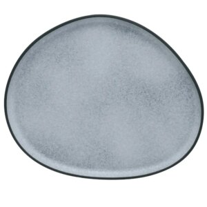 HFA Πιατέλα Σερβίρισματος Πορσελάνης Granite Γκρι 34x27,8x2,2cm