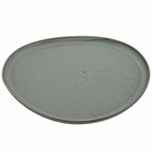 HFA Πιατέλα Σερβίρισματος Πορσελάνης Granite Inglazed Εκρού 34x27,8x2,2cm