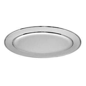 ΠΙΑΤΕΛΑ ΟΒΑΛ ΑΝΟΞΕΙΔΩΤΗ 4065-35cm - Max.Home®