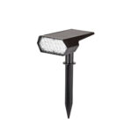 Ηλιακό φωτιστικό εδάφους LED it-Lighting Melville 3W, 3CCT, IP65, μαύρο, 250 lumen.