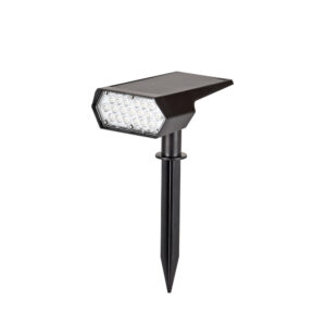 Ηλιακό φωτιστικό εδάφους LED it-Lighting Melville 3W, 3CCT, IP65, μαύρο, 250 lumen.