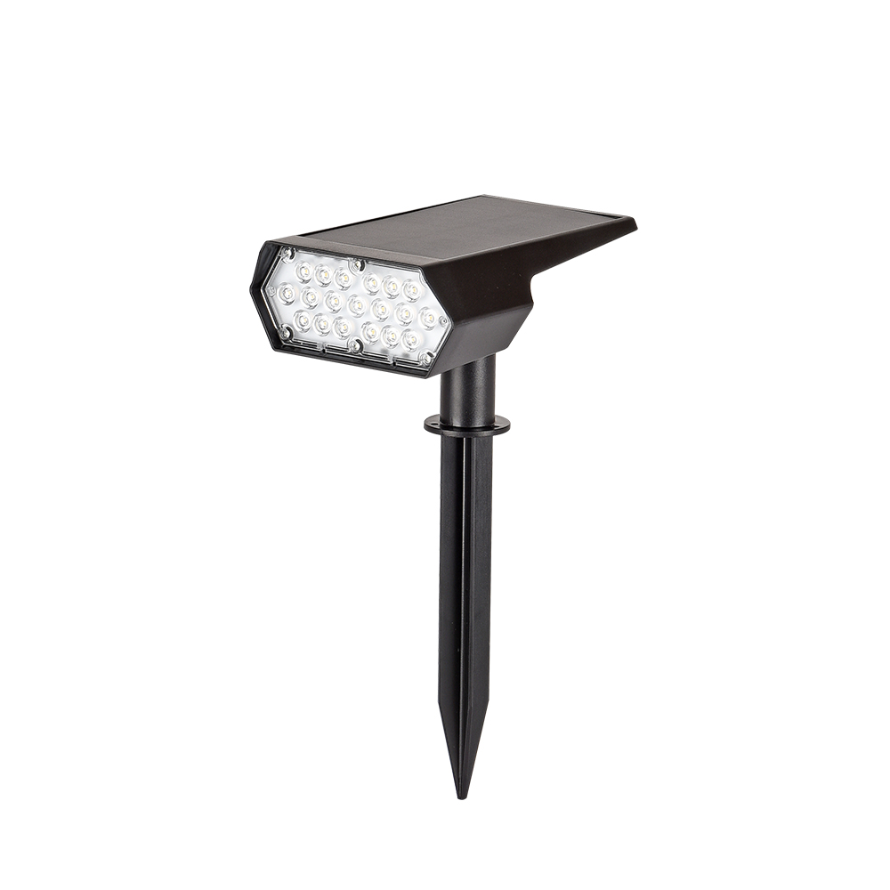 Ηλιακό φωτιστικό εδάφους LED it-Lighting Melville 3W, 3CCT, IP65, μαύρο, 250 lumen.