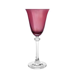 CRYSTAL BOHEMIA Σετ 6 Ποτήρια Κρασιού Κολωνάτα Bordeaux, 250ml