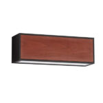 Ηλιακή απλίκα εξωτερικού χώρου NOVA LUCE 9030583 2W IP65 με αισθητήρα, σειρά Brown