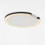 Φωτιστικό οροφής LED NOVA LUCE GREAMY 21W – Μαύρο αλουμίνιο και ακρυλικό, μοντέρνος κυκλικός σχεδιασμός, dimmable, 3000K θερμό φως.