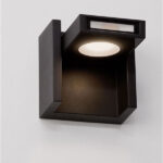 Απλίκα εξωτερικού χώρου NOVA LUCE KIOO LED 10W IP65 σε sandy black & wood απόχρωση