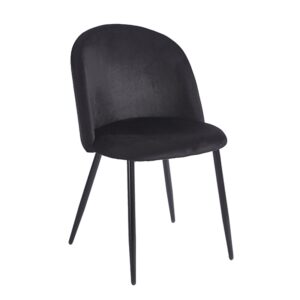 RIO BLACK VELVET ΥΦΑΣΜΑ ΚΑΡΕΚΛΑ ΜΕΤΑΛΛΙΚΗ 50X52X81εκ.